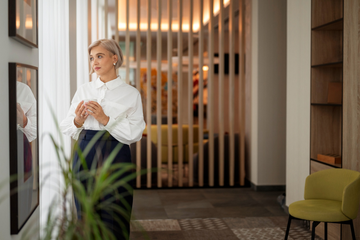 Interior minimalista de alta gama