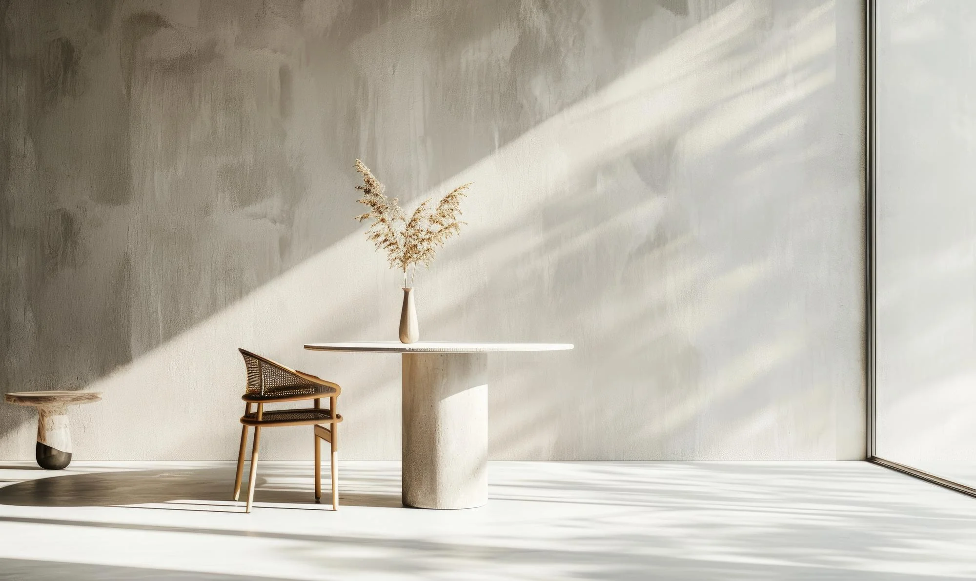 Minimalistisch architectisch interieur