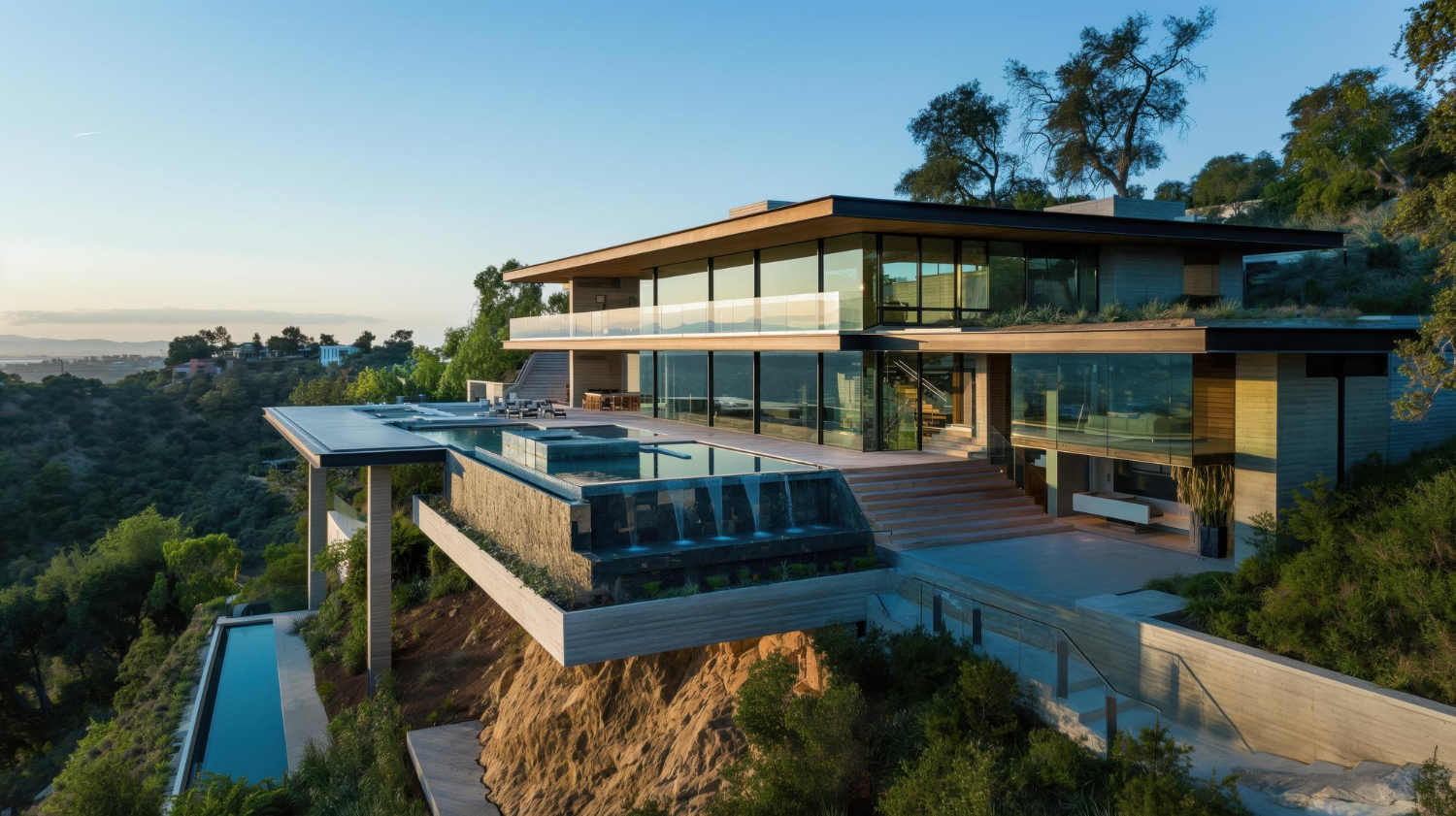 Luxe villa exterieur